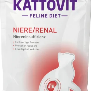 Nur Heute KATTOVIT Feline Diet Niere/Renal 400g Katzentrockenfutter Diätnahrung